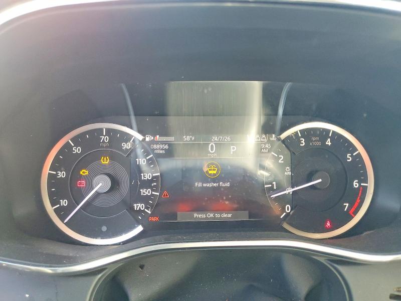 2022 Jaguar F-pace VIN SADCJ2EX7NA692114 COPART salvage auction — MINOR DENT/SCRATCHES, Fl - Certificate Of Title (P), sold $11,200 on 2026-08-03 (photo 9)
