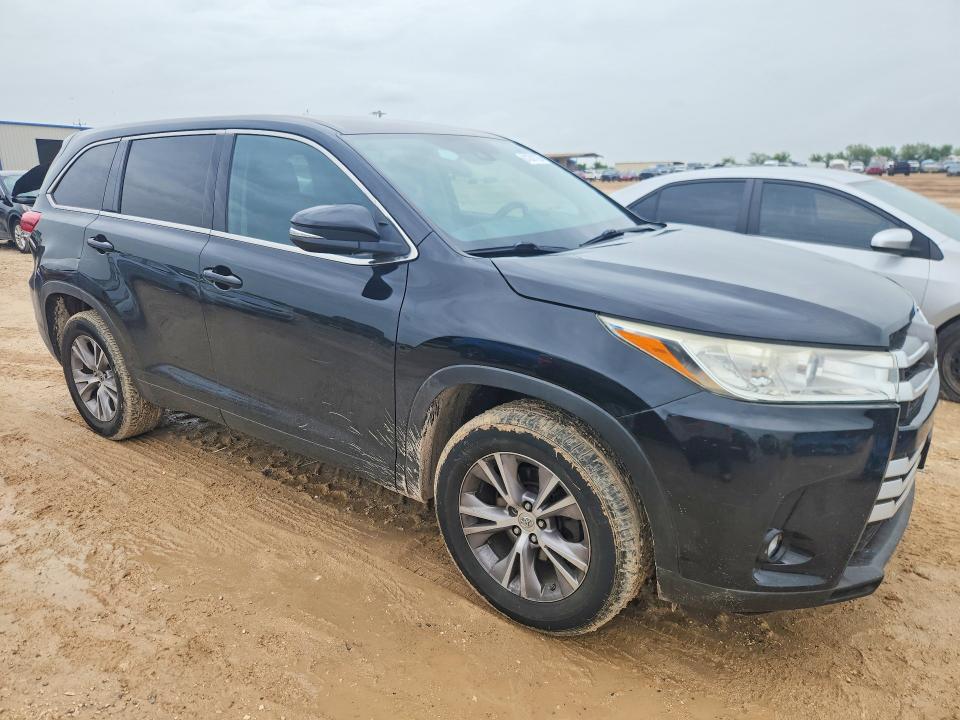 2018 Toyota Highlander VIN 5TDZZRFH0JS243630 COPART salvage auction — SIDE, Tx - Certificate Of Title, sold $4,600 on 2026-07-30 (photo 4)
