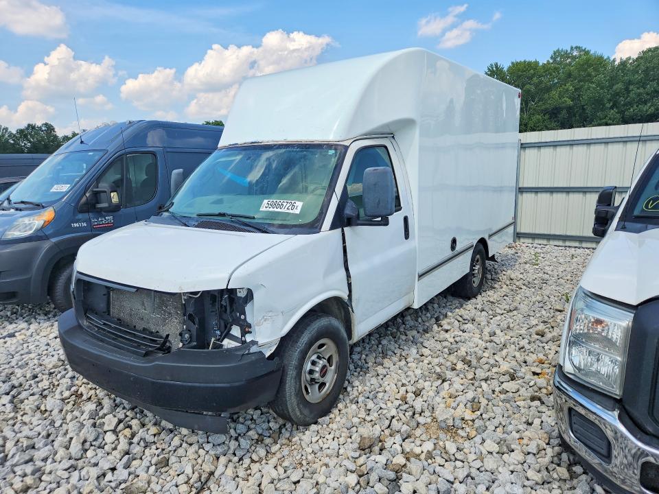2021 Gmc Savana VIN 7GZ07RF71MN002307 COPART salvage auction — FRONT END, Oh - Certificate Of Title (P), sold $12,500 on 2026-07-29 (photo 1)
