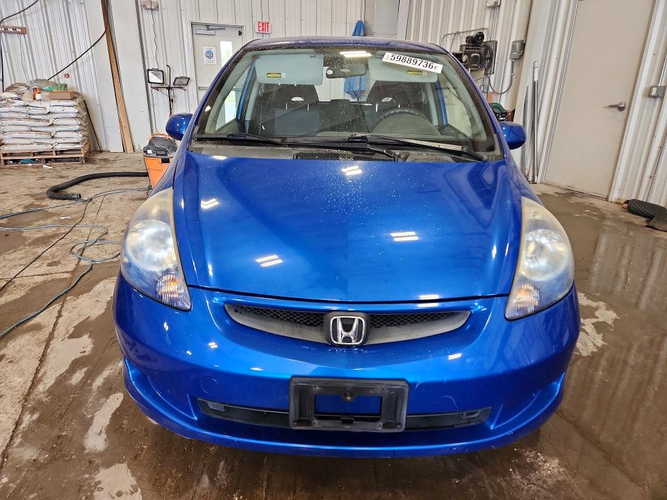 2008 Honda Fit VIN JHMGD38448S046120 COPART salvage auction — REAR END, Wi - Junked Vehicle Bill Of Sale, sold $250 on 2026-07-20 (photo 5)