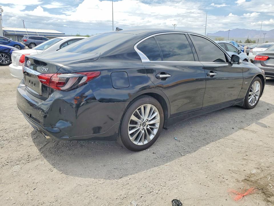 2018 Infiniti Q50 VIN JN1EV7APXJM362667 COPART salvage auction — MECHANICAL, CA - SALVAGE CERTIFICATE (P), sold $1,300 on 2026-07-16 (photo 3)