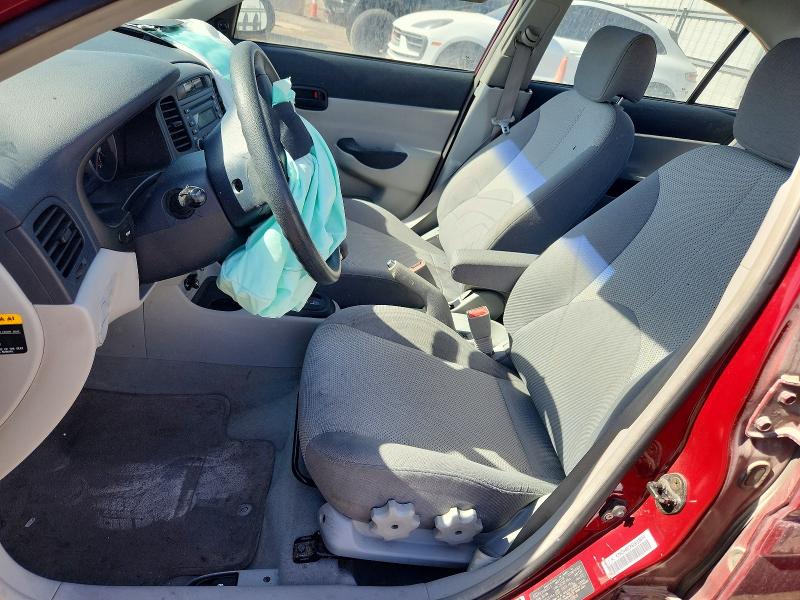 2006 Hyundai Accent VIN KMHCN46CX6U033804 COPART salvage auction — FRONT END, Nv - Non-Repairable Vehicle Cert, sold $450 on 2026-07-07 (photo 7)