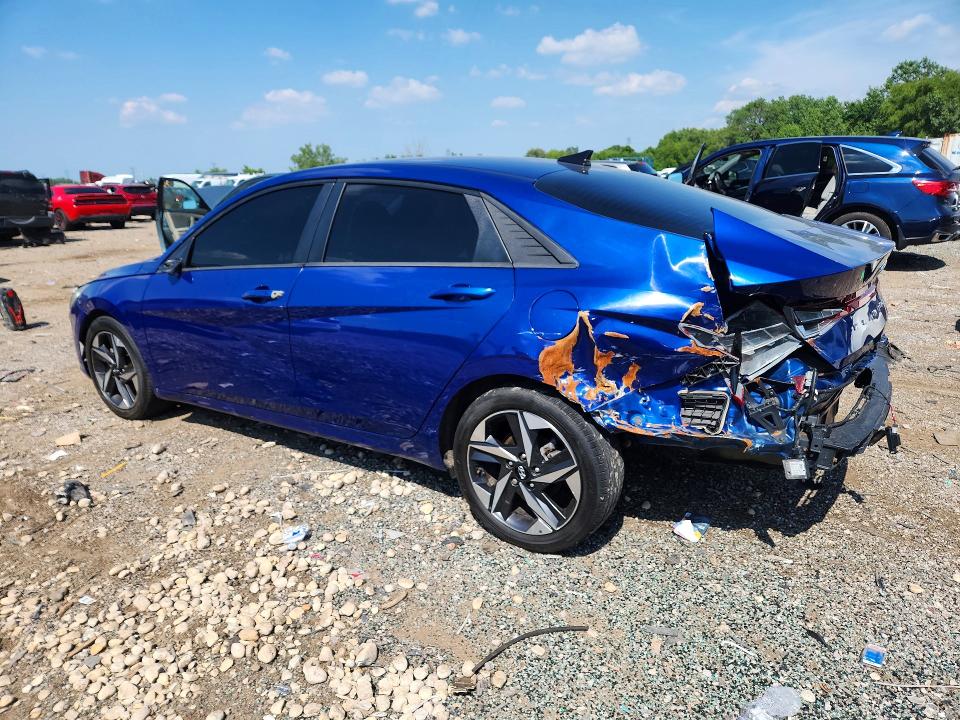 2023 Hyundai Elantra VIN 5NPLS4AG4PH098246 COPART salvage auction — REAR END, Il - Certificate Of Title, sold $4,650 on 2026-07-31 (photo 2)