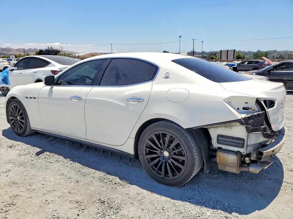 2016 Maserati Ghibli VIN ZAM57XSA2G1167816 COPART salvage auction — REAR END, Ca - Salvage Certificate, sold $825 on 2026-07-22 (photo 2)