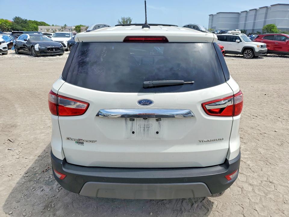 2021 Ford Ecosport VIN MAJ3S2KE5MC404658 COPART salvage auction — FRONT END, Fl - Certificate Of Destruction, sold $975 on 2026-07-24 (photo 6)