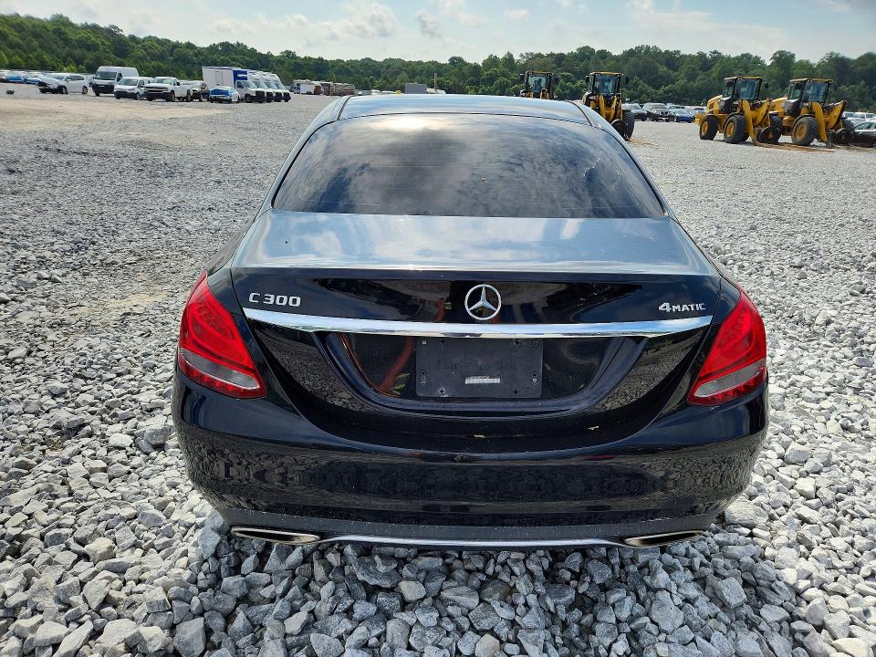 2017 Mercedes-benz C-klasse VIN WDDWF4KB6HR297738 COPART salvage auction — FRONT END, Ga - Cert Of Title-Salvage, sold $1,200 on 2026-07-21 (photo 6)