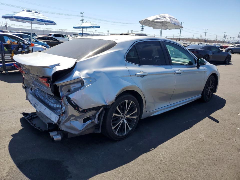 2018 Toyota Camry VIN JTNB11HK0J3024392 COPART salvage auction — REAR END, Ca - Salvage Certificate, sold $4,250 on 2026-07-27 (photo 3)