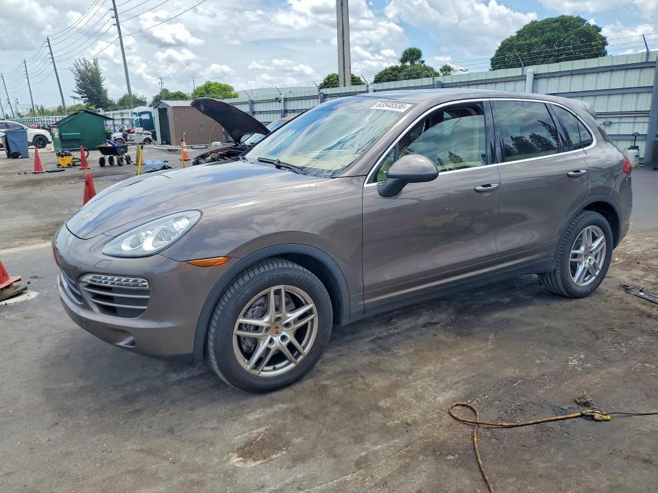 2014 Porsche Cayenne VIN WP1AA2A2XELA00637 COPART salvage auction — REAR END, Al - Certificate Of Title (P), sold $5,700 on 2026-08-14 (photo 1)