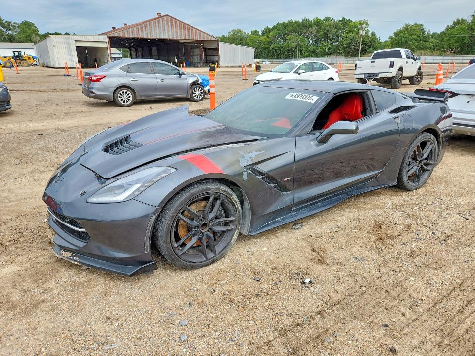 2017 Chevrolet Corvette stingray VIN 1G1YM2D73H5101468 — COPART salvage auction photo