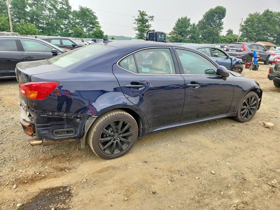 2007 Lexus Is 250 VIN JTHCK262375014160 COPART salvage auction — FRONT END, Nj - Cert Of Title-Salvage, sold $275 on 2026-07-22 (photo 3)