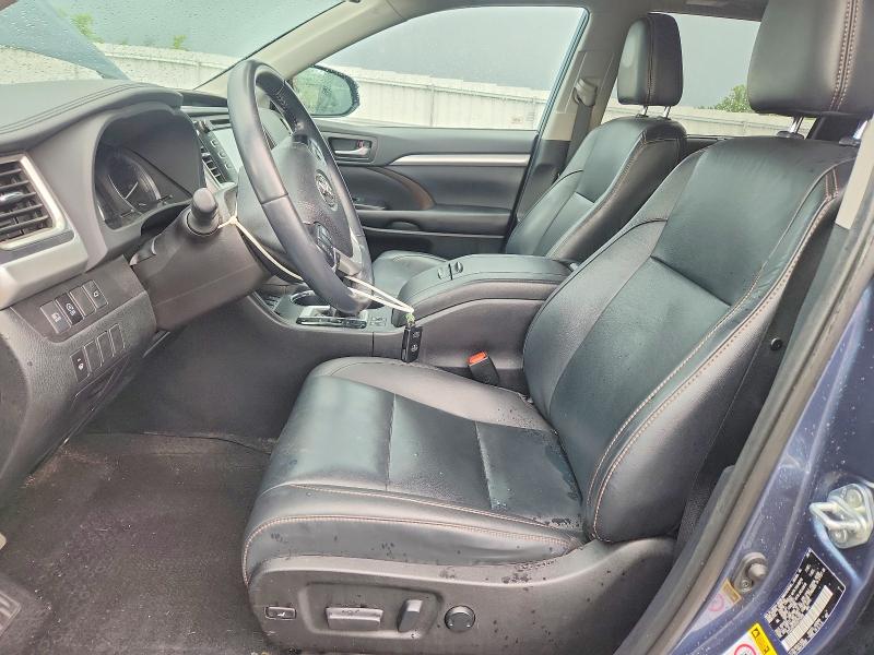 2019 Toyota Highlander VIN 5TDJZRFH7KS725980 COPART salvage auction — REAR END, Wi - Certificate Of Title, sold $14,200 on 2026-07-27 (photo 7)
