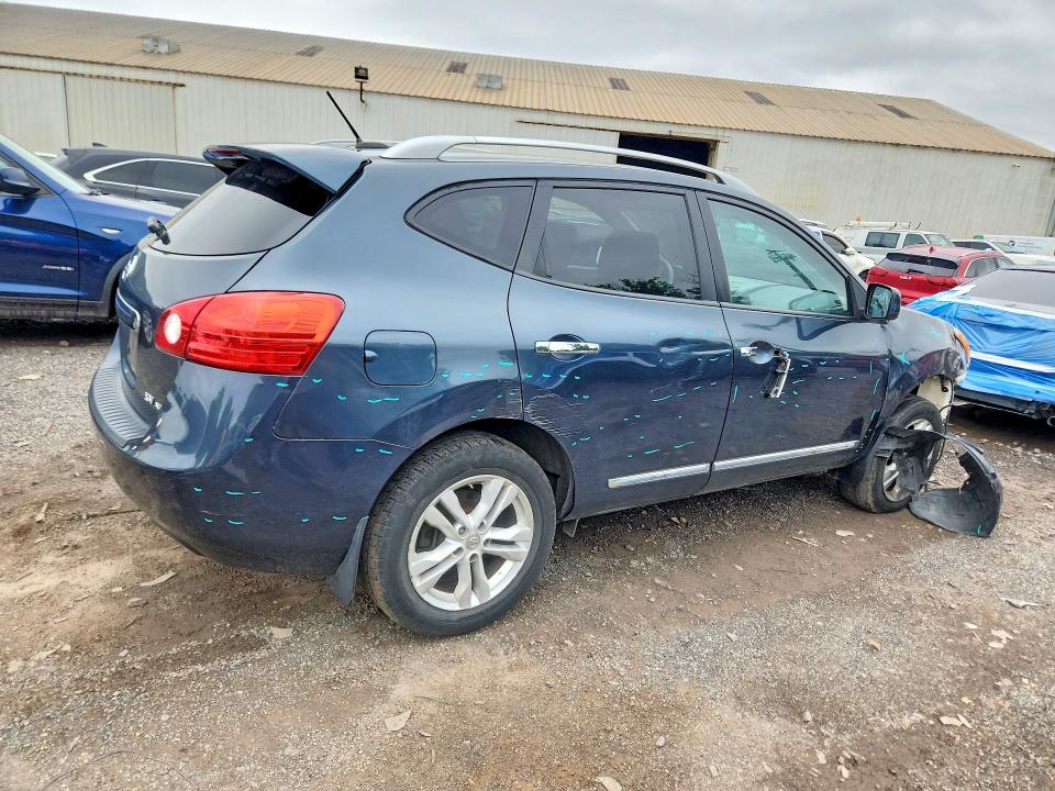 2013 Nissan Rogue VIN JN8AS5MV8DW643107 COPART salvage auction — FRONT END, Pa - Certificate Of Salvage, sold $450 on 2026-07-27 (photo 3)