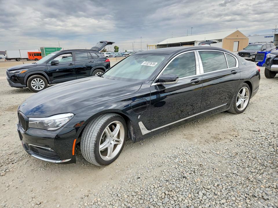 2018 BMW 7er VIN WBA7J2C52JG938408 COPART salvage auction — HAIL, Co - Certificate Of Title, sold $12,000 on 2026-08-13 (photo 1)