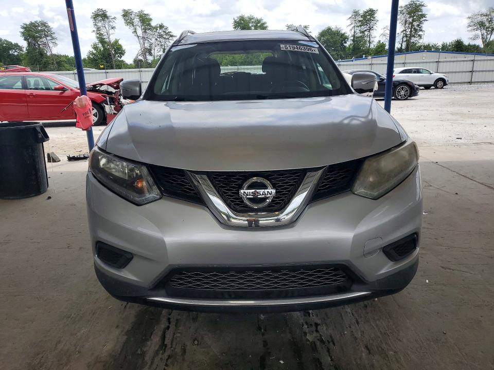 2015 Nissan Rogue VIN KNMAT2MV1FP515652 COPART salvage auction — REAR END, Ga - Cert Of Title-Salvage, sold $550 on 2026-07-30 (photo 5)
