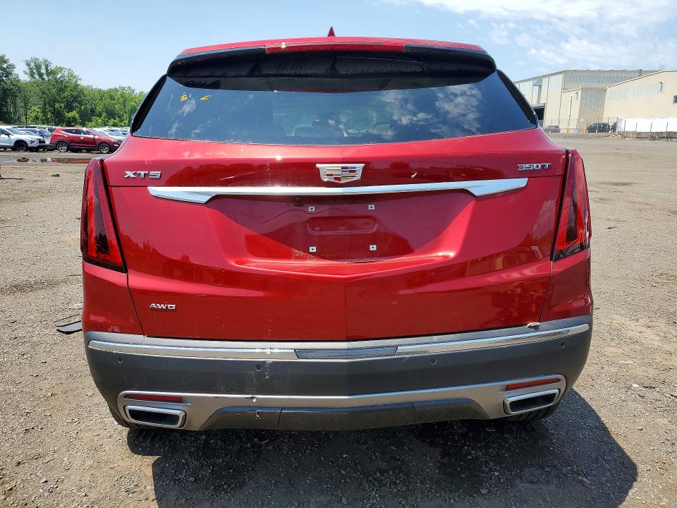 2025 Cadillac Xt5 VIN 1GYKNDR43SZ146862 COPART salvage auction — FRONT END, CT - CERTIFICATE OF TITLE, sold $25,250 on 2026-07-14 (photo 6)