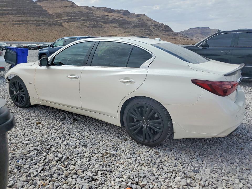 2020 Infiniti Q50 VIN JN1EV7AP2LM200129 COPART salvage auction — FRONT END, Nv - Salvage Title, sold $6,600 on 2026-08-17 (photo 2)