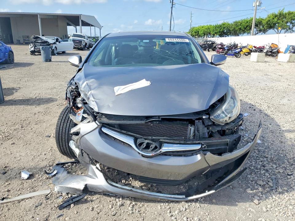2014 Hyundai Elantra VIN KMHDH4AE6EU138942 COPART salvage auction — FRONT END, Salvage Title, sold $15 on 2026-07-22 (photo 5)