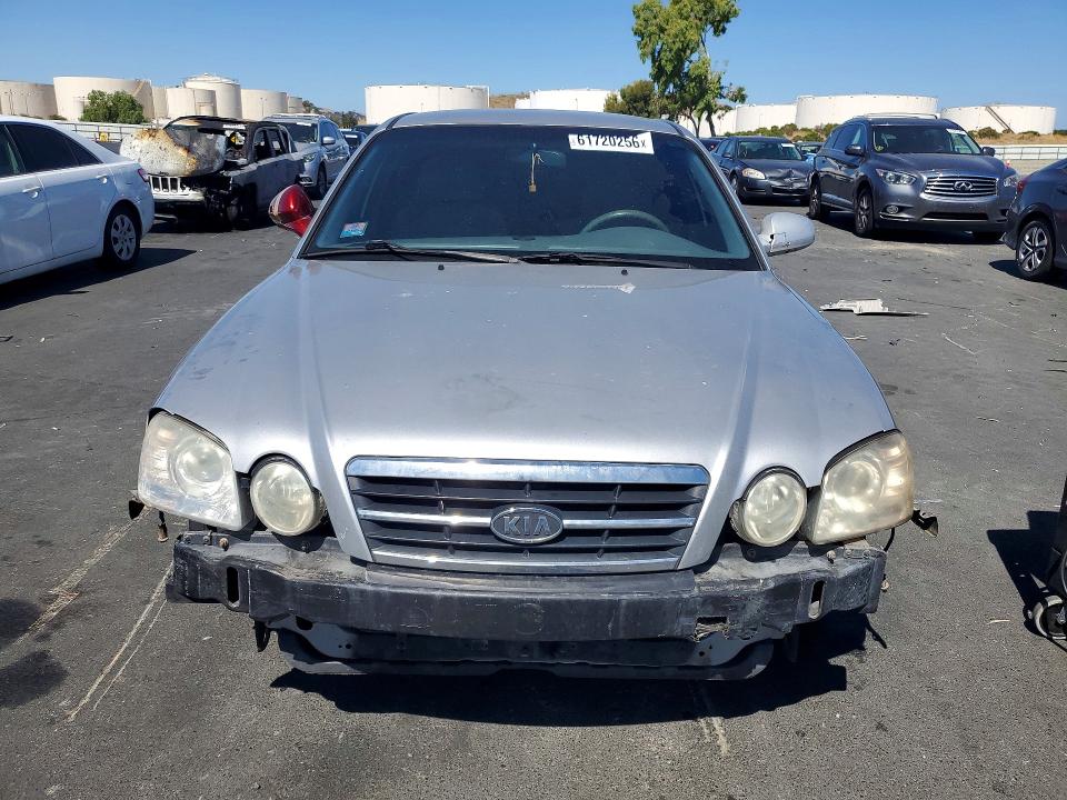 2006 Kia Optima VIN KNAGD128265442248 COPART salvage auction — FRONT END, Ca - Salvage Certificate, sold $300 on 2026-07-27 (photo 5)