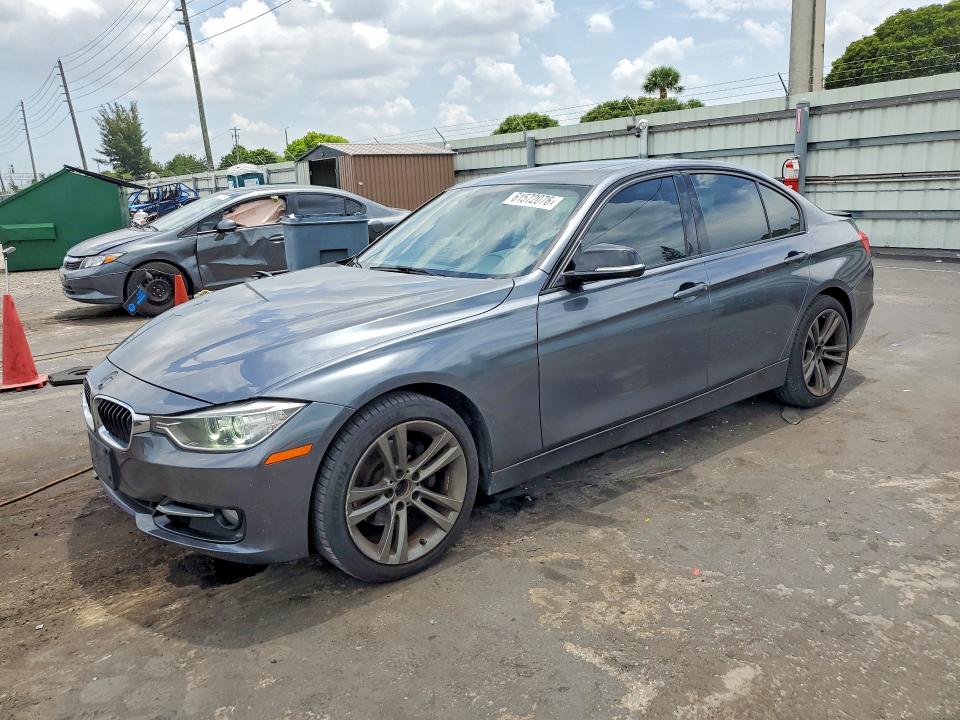 2013 BMW 3er VIN WBA3B3C58DJ898778 COPART salvage auction — REAR END, On - Permit Salvage, sold $675 on 2026-08-19 (photo 1)