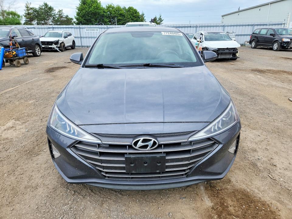 2019 Hyundai Elantra VIN KMHD84LF9KU801633 COPART salvage auction — REAR END, ON - PERMIT SALVAGE, sold $3,150 on 2026-07-21 (photo 5)