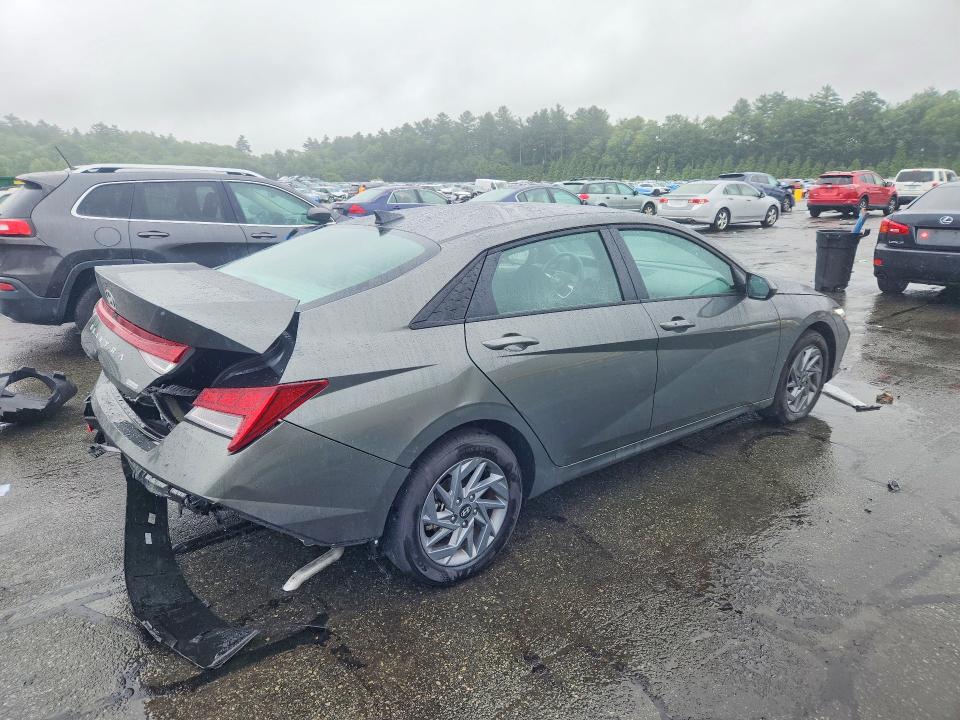2026 Hyundai Elantra VIN KMHLM4DJ7TU197480 COPART salvage auction — REAR END, Ct - Cert Of Title-Salvage, sold $7,800 on 2026-07-14 (photo 3)