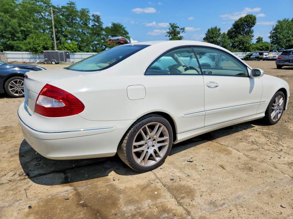 2009 Mercedes-benz Clk-klasse VIN WDBTJ56H39F266464 COPART salvage auction — WATER/FLOOD, Nj - Cert Of Title-Salvage Flood, sold $350 on 2026-08-17 (photo 3)