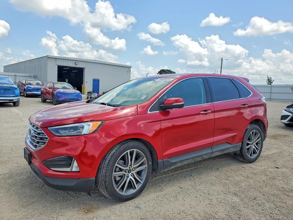 2024 Ford Edge VIN 2FMPK4K98RBA19673 COPART salvage auction — SIDE, IA - CERT OF TITLE-SALVAGE TITLE, sold $11,400 on 2026-08-19 (photo 1)