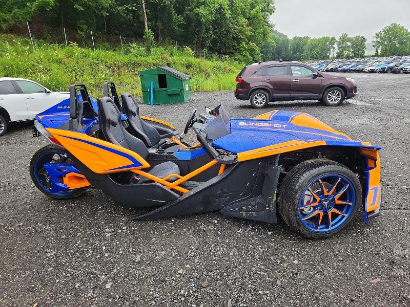 2021 Polaris Slingshot VIN 57XAARHB3M8142479 COPART salvage auction — FRONT END, Ny - Mv-907A Salvage Certificate, sold $4,050 on 2026-07-30 (photo 1)
