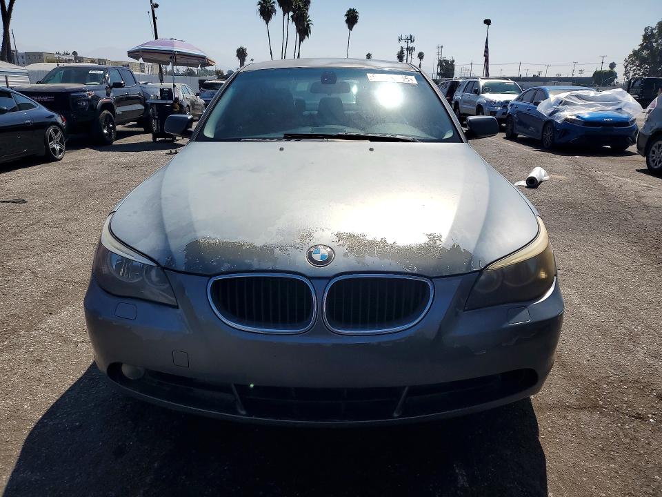 2004 BMW 5er VIN WBANA53564B175495 COPART salvage auction — NORMAL WEAR, Ca - Salvage Certificate, sold $250 on 2026-08-04 (photo 5)