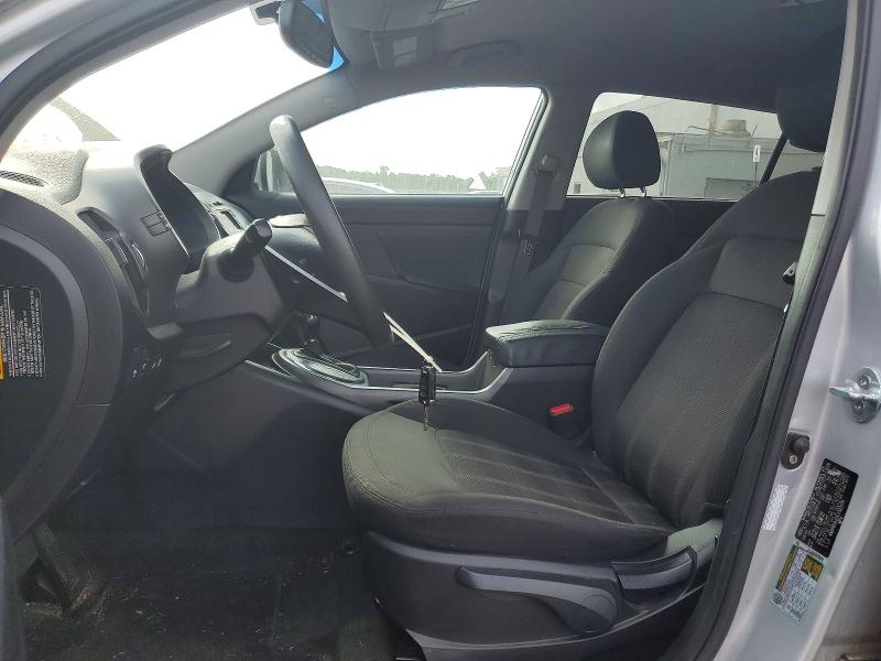2012 Kia Sportage VIN KNDPB3A22C7322175 COPART salvage auction — FRONT END, VA - CERT OF TITLE - SALVAGE, sold $250 on 2026-07-29 (photo 7)