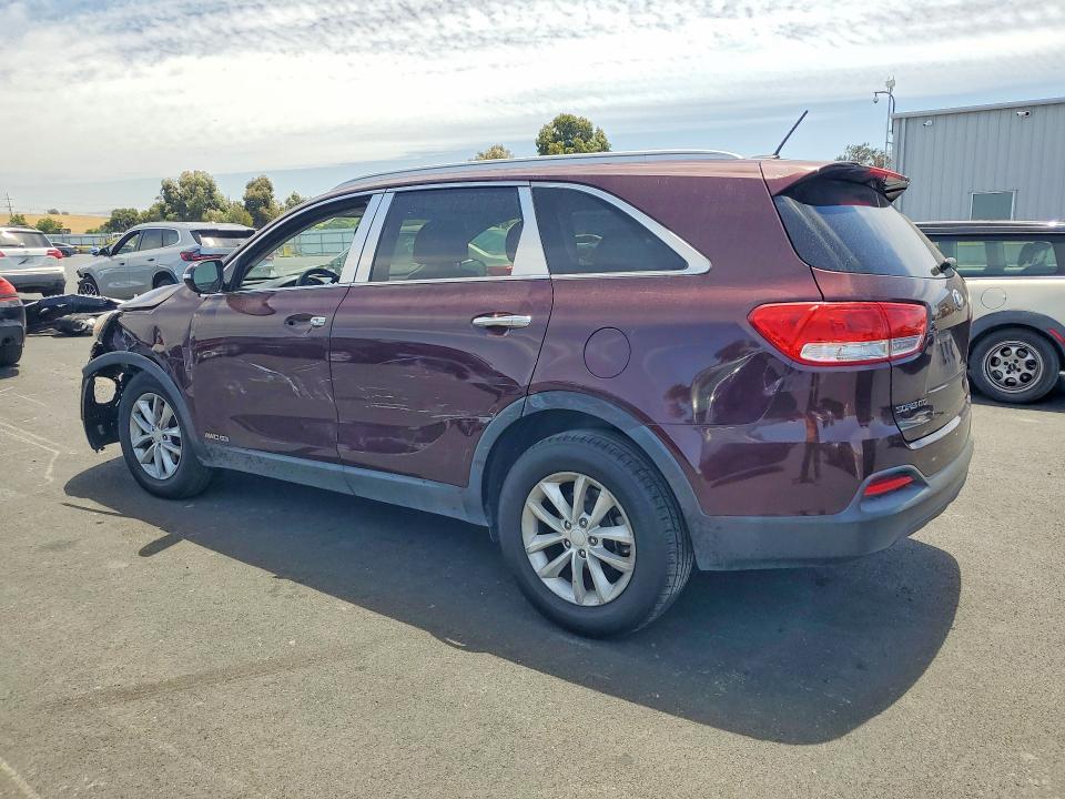 2017 Kia Sorento VIN 5XYPGDA54HG309715 COPART salvage auction — FRONT END, Ca - Salvage Certificate, sold $625 on 2026-07-27 (photo 2)