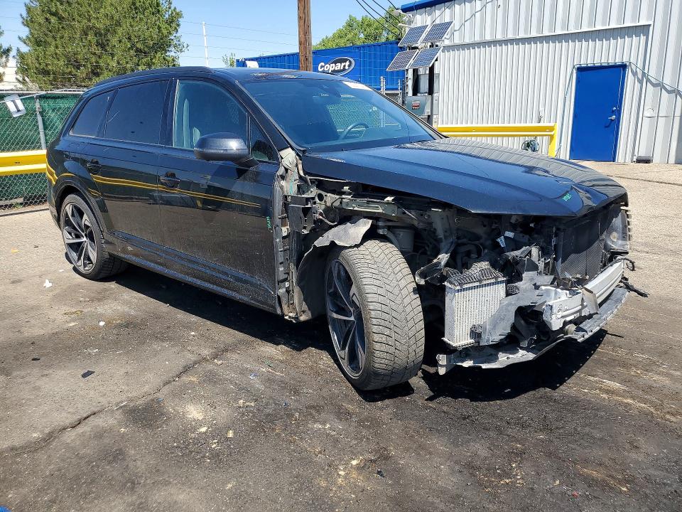 2024 Audi Sq7 VIN WA1VWBF7XRD003346 COPART salvage auction — FRONT END, Co - Public - Salvage Title, sold $35,250 on 2026-09-15 (photo 4)