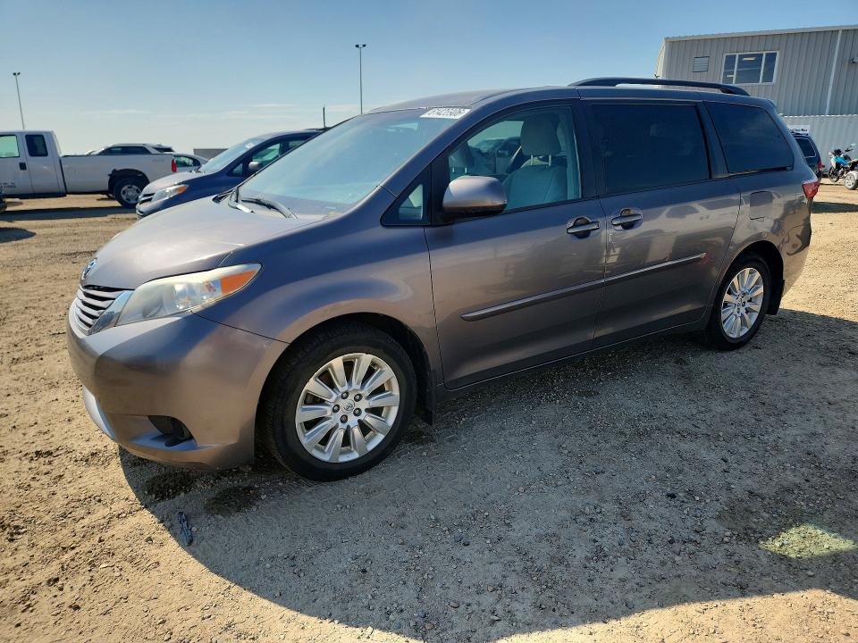 2015 Toyota Sienna VIN 5TDJK3DC8FS112409 COPART salvage auction — WATER/FLOOD, Ab - Bos - Nonrepairable, sold $500 on 2026-07-30 (photo 1)