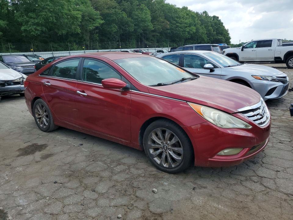 2012 Hyundai Sonata VIN 5NPEC4AC7CH326978 COPART salvage auction — FRONT END, Ga - Certificate Of Title, sold $550 on 2026-07-07 (photo 4)