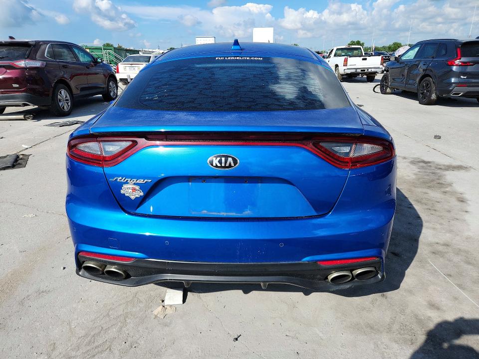 2019 Kia Stinger VIN KNAE15LA3K6060050 COPART salvage auction — FRONT END, LA - CERTIFICATE OF TITLE, sold $2,650 on 2026-07-29 (photo 6)