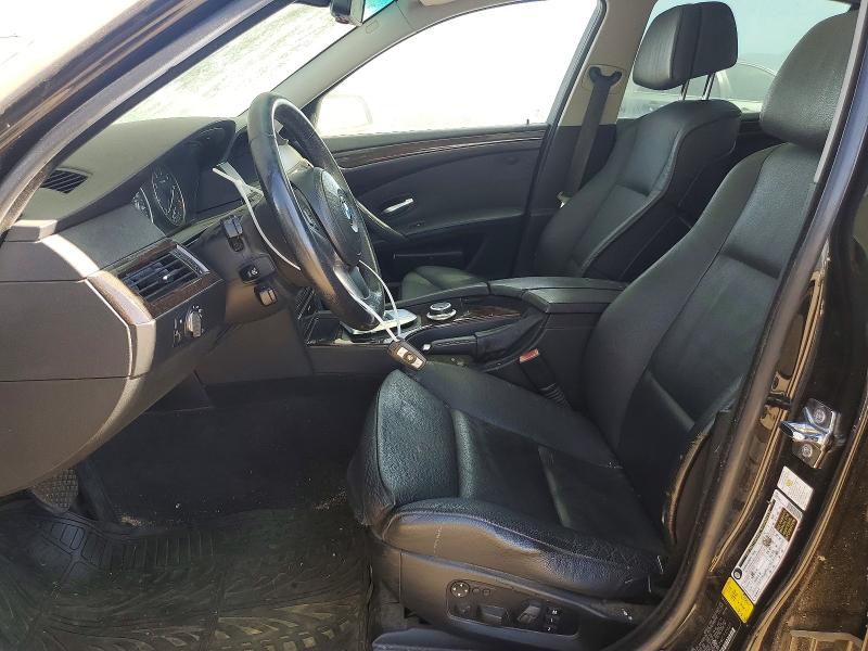 2008 BMW 5 series VIN WBANU535X8CT17421 COPART salvage auction — FRONT END, Ca - Dis/Dlr/Exp Clean W/Salv Hist, sold $375 on 2026-08-03 (photo 7)
