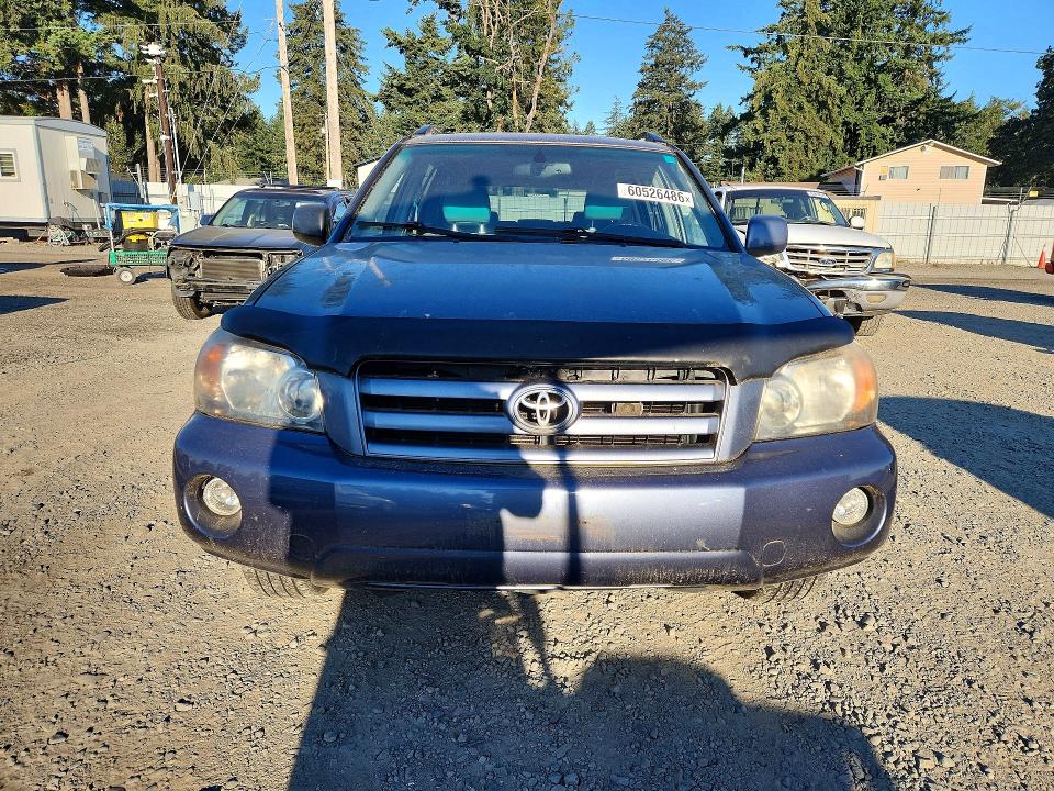 2006 Toyota Highlander VIN JTEEP21A360153805 COPART salvage auction — NORMAL WEAR, WA - VEHICLE CERT OF OWNERSHIP-TITL, sold $475 on 2026-07-31 (photo 5)