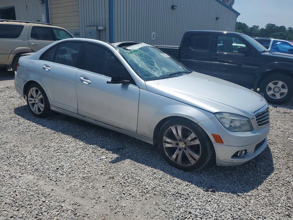 2011 Mercedes-benz C class VIN WDDGF8BB8BR167270 COPART salvage auction — ROOF, PA - CERT OF SALV-R=RECONSTRUCTED, sold $400 on 2026-08-13 (photo 4)