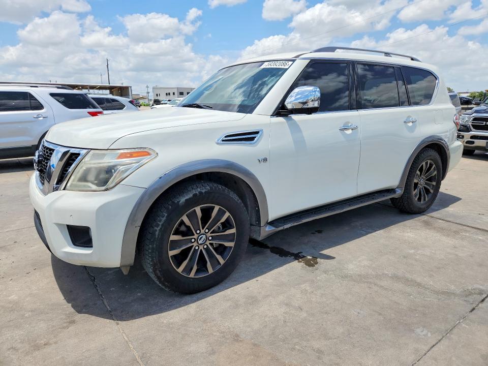 2017 Nissan Armada VIN JN8AY2NF6H9300322 COPART salvage auction — NORMAL WEAR, Ok - Certificate Of Title (P), sold $4,050 on 2026-07-20 (photo 1)