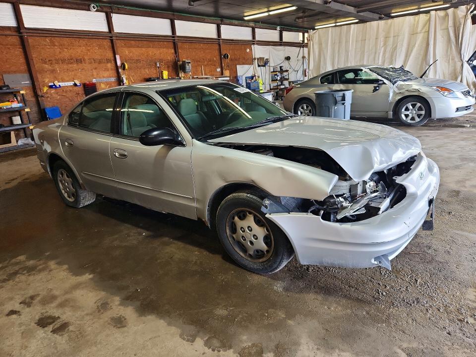 2002 Oldsmobile Alero VIN 1G3NK52F82C152687 COPART salvage auction — FRONT END, Pa - Certificate Of Salvage, sold $250 on 2026-07-30 (photo 4)