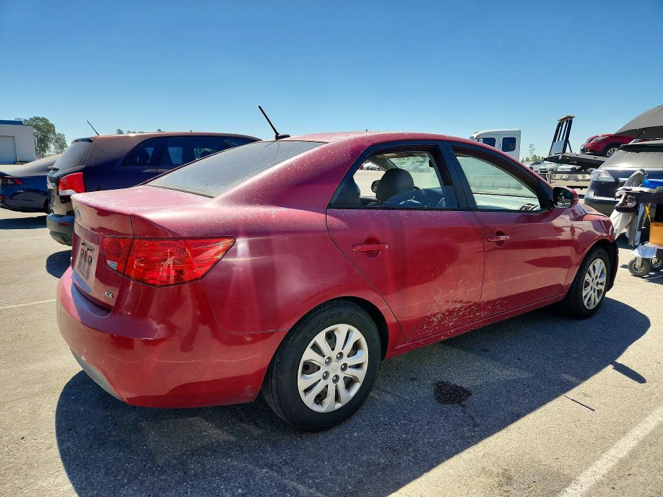 2013 Kia Forte VIN KNAFU4A26D5740230 COPART salvage auction — FRONT END, Ca - Salvage Certificate, sold $875 on 2026-07-23 (photo 3)