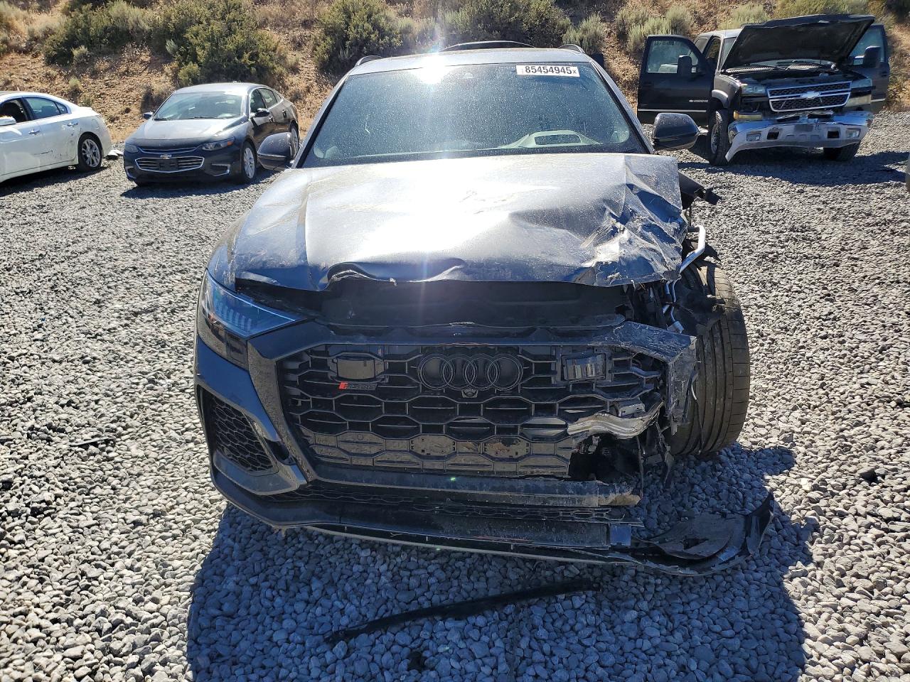 2021 Audi RS Q8 VIN WU1ARBF17MD005168 COPART salvage auction — Front End, Sc - Salvage Title, sold $26,500 on 2026-08-20 (photo 5)