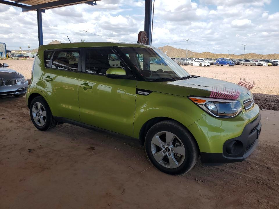 2018 Kia Soul VIN KNDJN2A21J7907432 COPART salvage auction — REAR END, Az - Cert Of Title - Salvage, sold $250 on 2026-07-30 (photo 4)