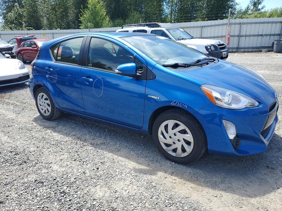 2015 Toyota Prius VIN JTDKDTB31F1106689 COPART salvage auction — REAR END, Wa - Bill Of Sale, sold $3,800 on 2026-07-27 (photo 4)