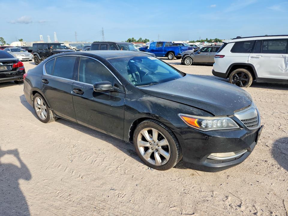 2014 Acura RLX VIN JH4KC1F31EC002822 COPART salvage auction — REAR END, Tx - Certificate Of Title, sold $1,600 on 2026-07-15 (photo 4)