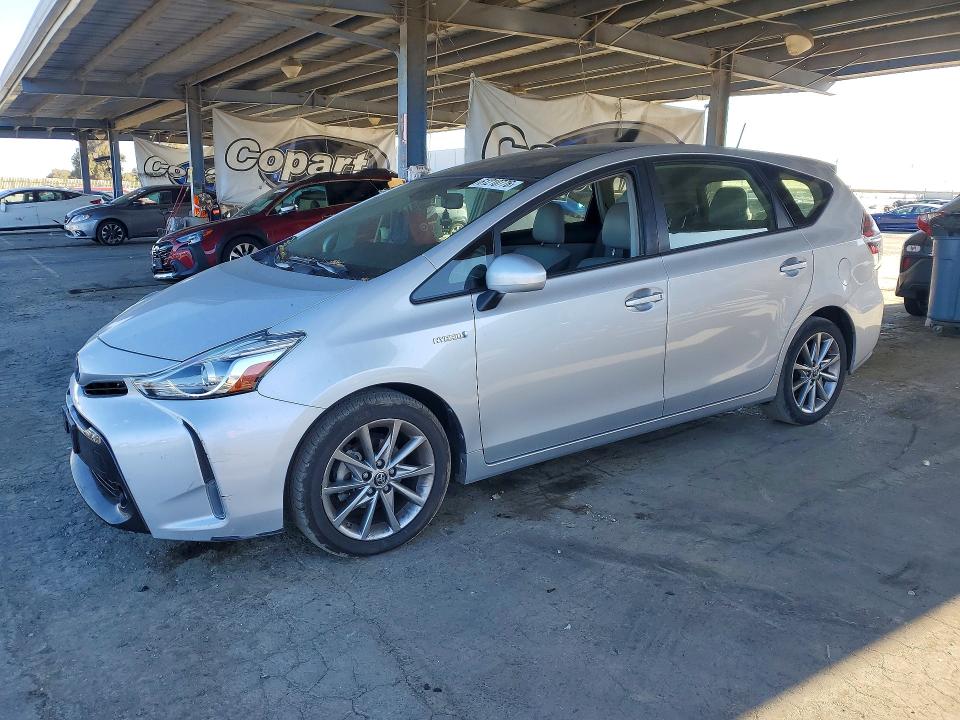 2017 Toyota Prius v VIN JTDZN3EU0HJ055866 COPART salvage auction — VANDALISM, CA - DIS/DLR/EXP ONLY CLEAN TITLE, sold $3,500 on 2026-07-21 (photo 1)