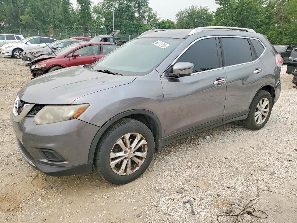2016 Nissan Rogue VIN KNMAT2MV5GP735426 COPART salvage auction — MECHANICAL, Salvage Title, sold $100 on 2026-07-23 (photo 1)