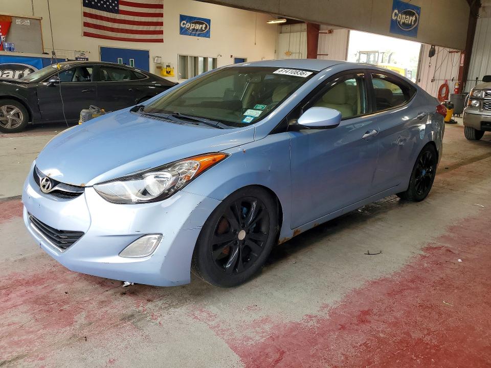 2012 Hyundai Elantra VIN KMHDH4AE5CU293902 COPART salvage auction — NORMAL WEAR, Ny - Certificate Of Title, sold $100 on 2026-07-27 (photo 1)
