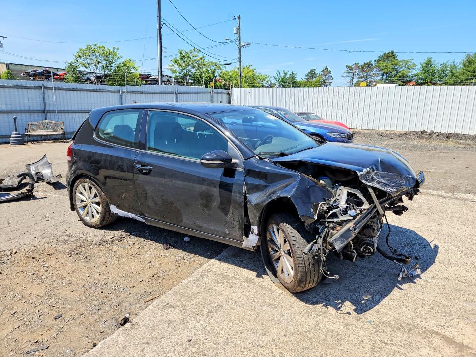 2012 Volkswagen Golf VIN WVWMM7AJ6CW037996 COPART salvage auction — FRONT END, CT - CERT OF TITLE-SALVAGE, sold $500 on 2026-07-31 (photo 4)
