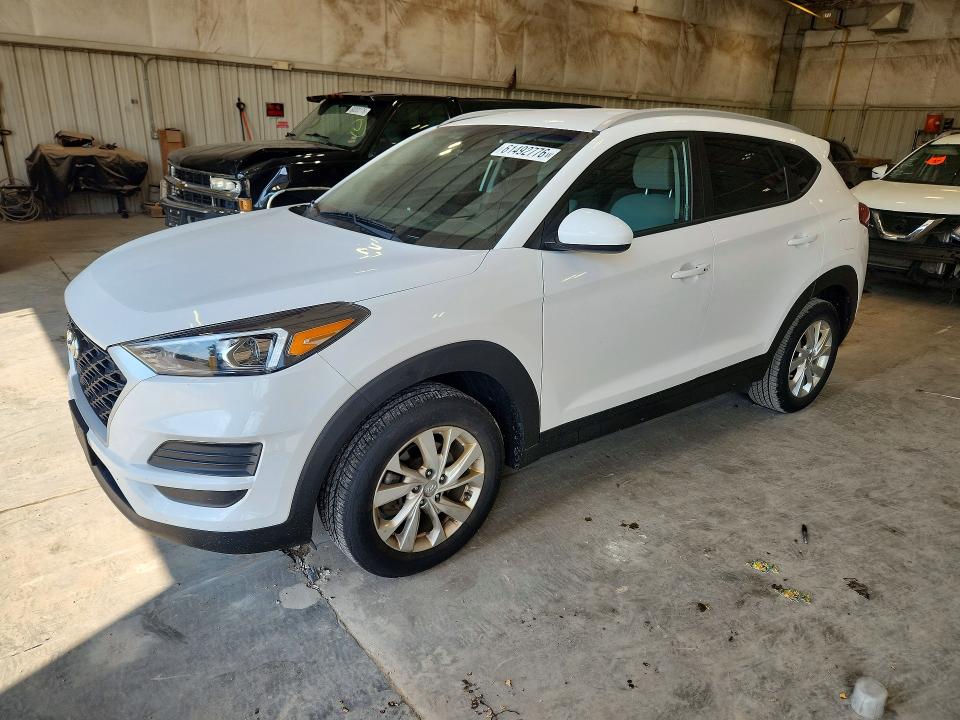 2019 Hyundai Tucson VIN KM8J3CA44KU069537 COPART salvage auction — FRONT END, WI - CERTIFICATE OF TITLE, sold $3,500 on 2026-07-29 (photo 1)